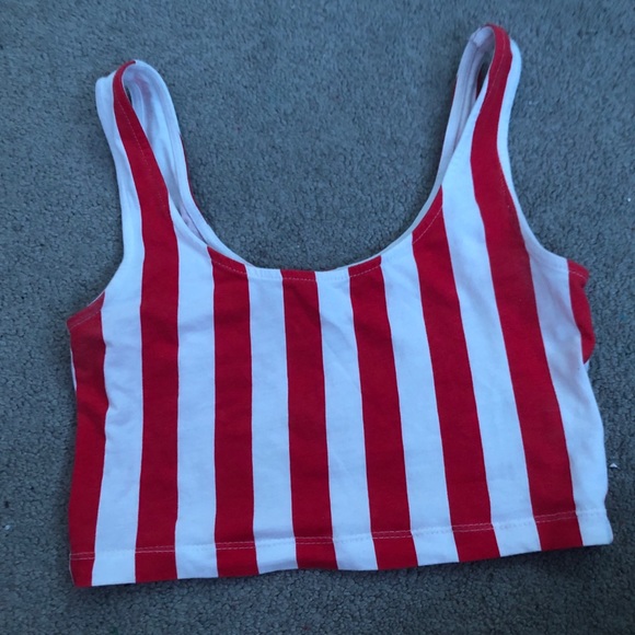 white and red tank top - Picture 2 of 2